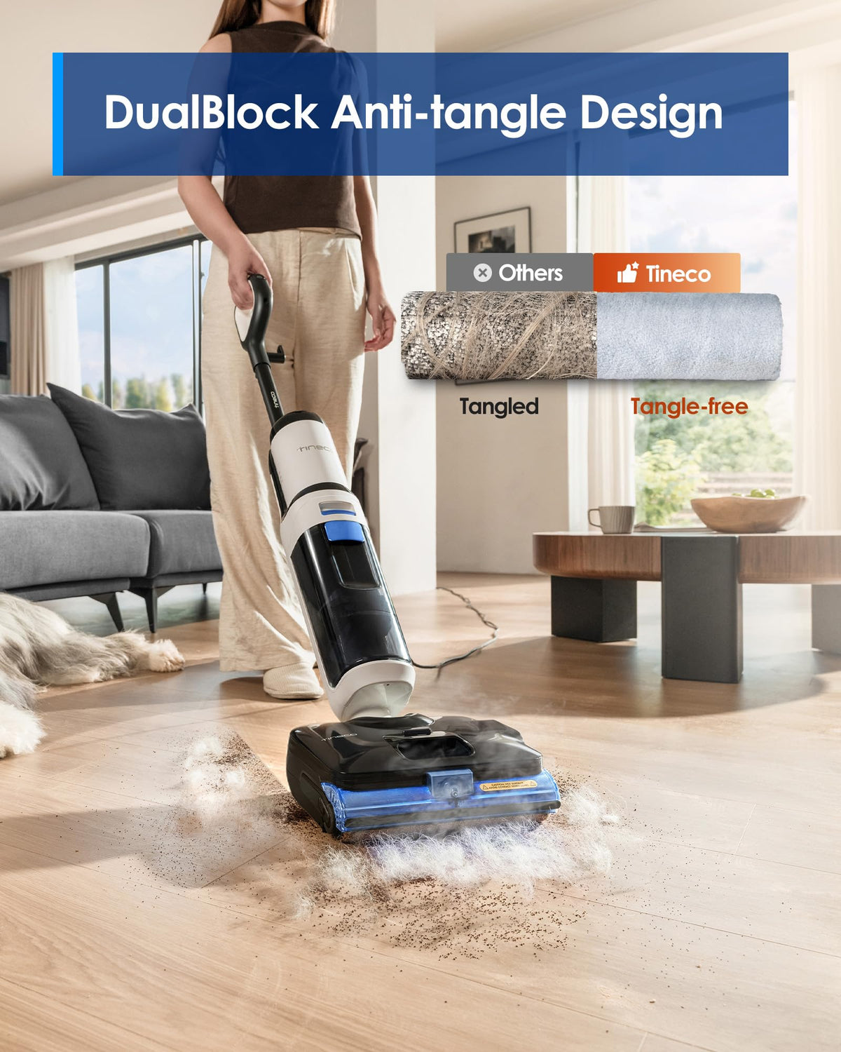 3-in-1 Wet Dry Vacuum Mop with Steam Function K2562