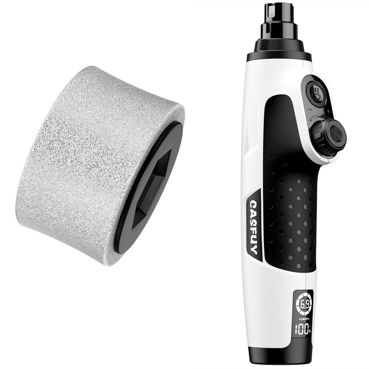 Dog Nail Grinder & Replacement Grinding Head Bundle F1043