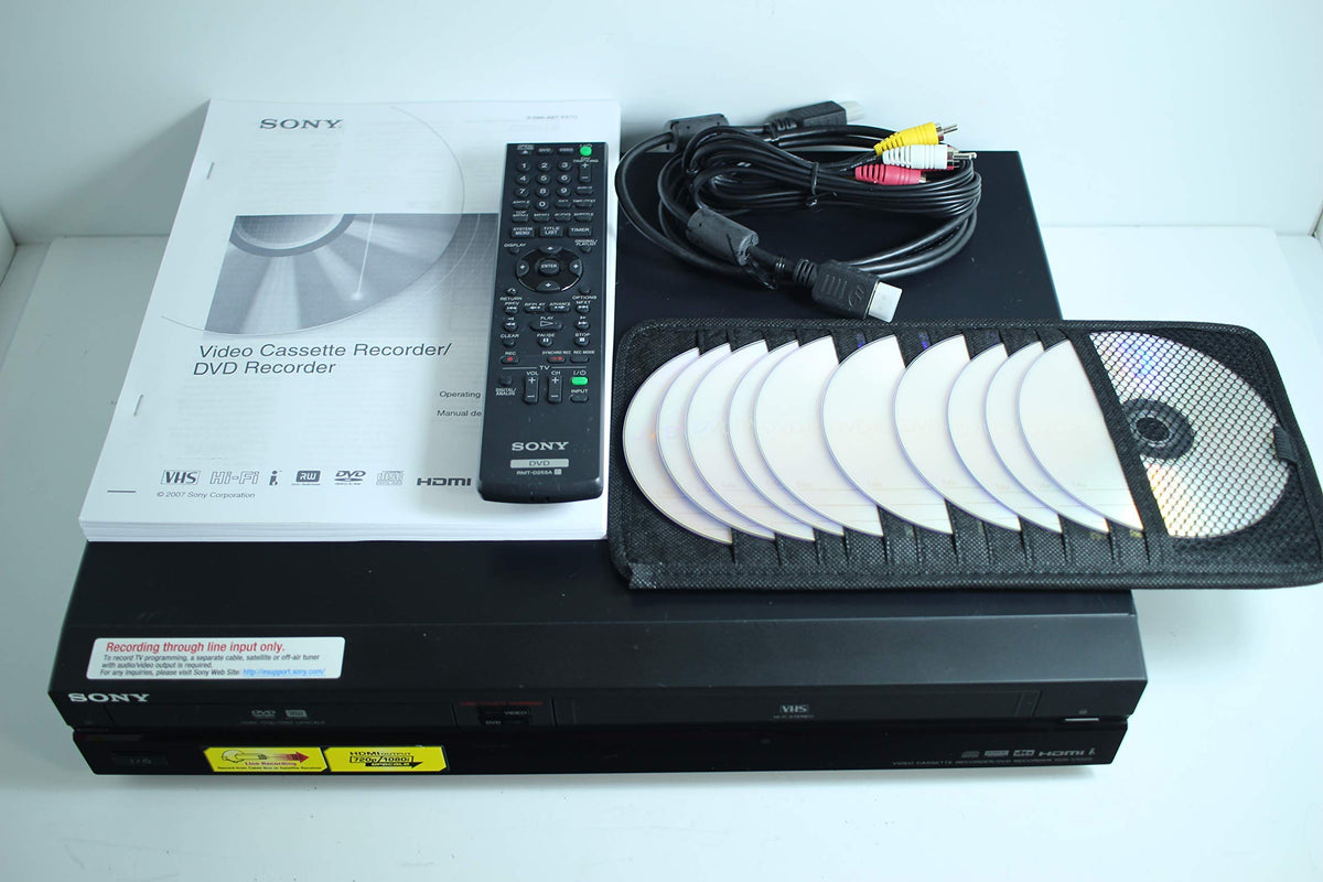 VHS to DVD Recorder VCR Combo with Remote F5158