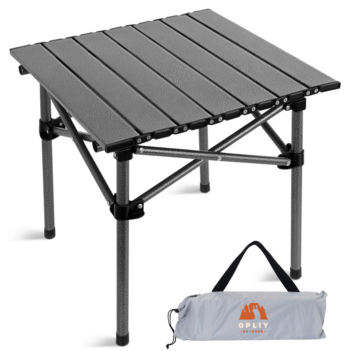 Portable Folding Aluminum Camping Table with Carry Bag Z711