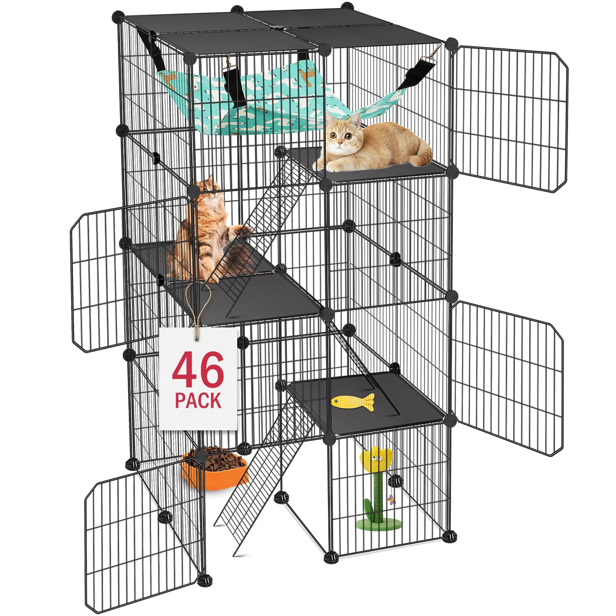 4-Tier Cat Cage N2808