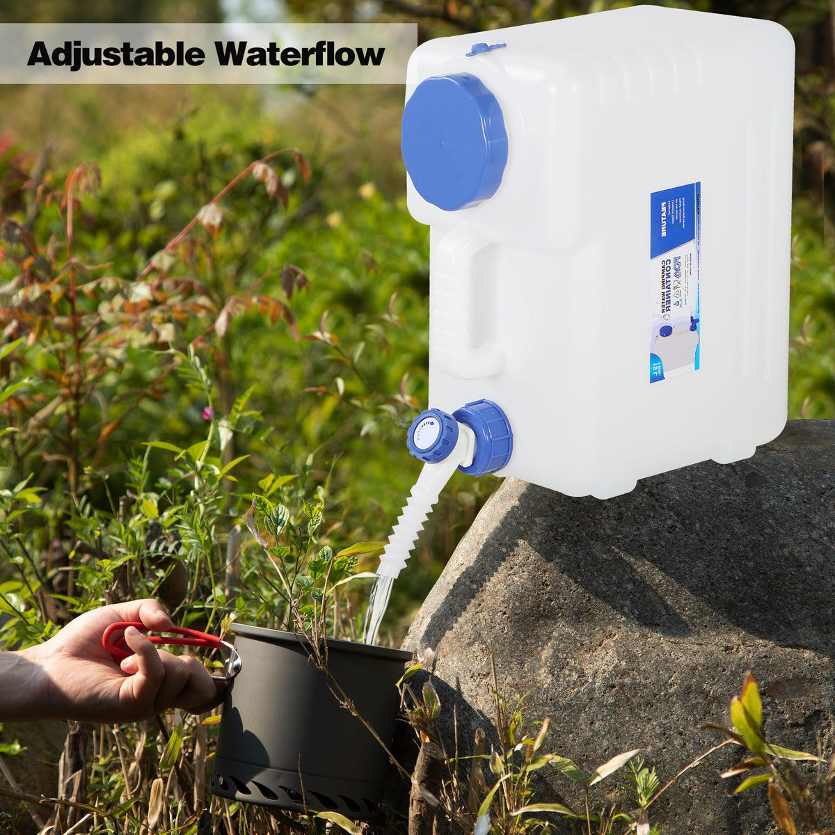 4 Gallon Portable Water Container with Spigot H8371