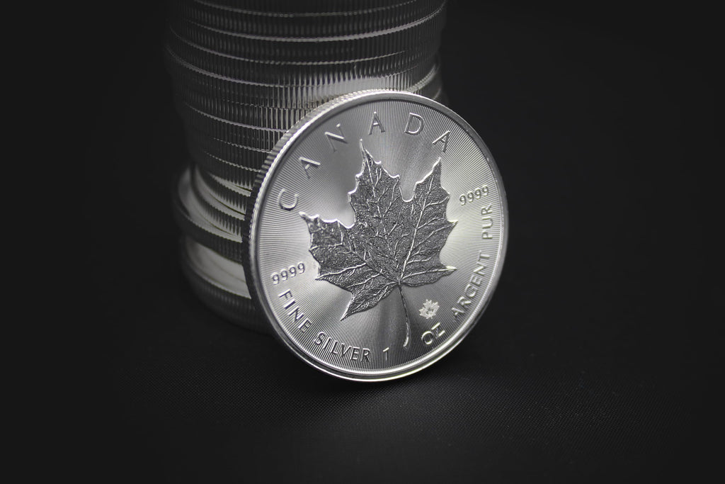 1 oz Canadian Silver Maple Leaf J84817
