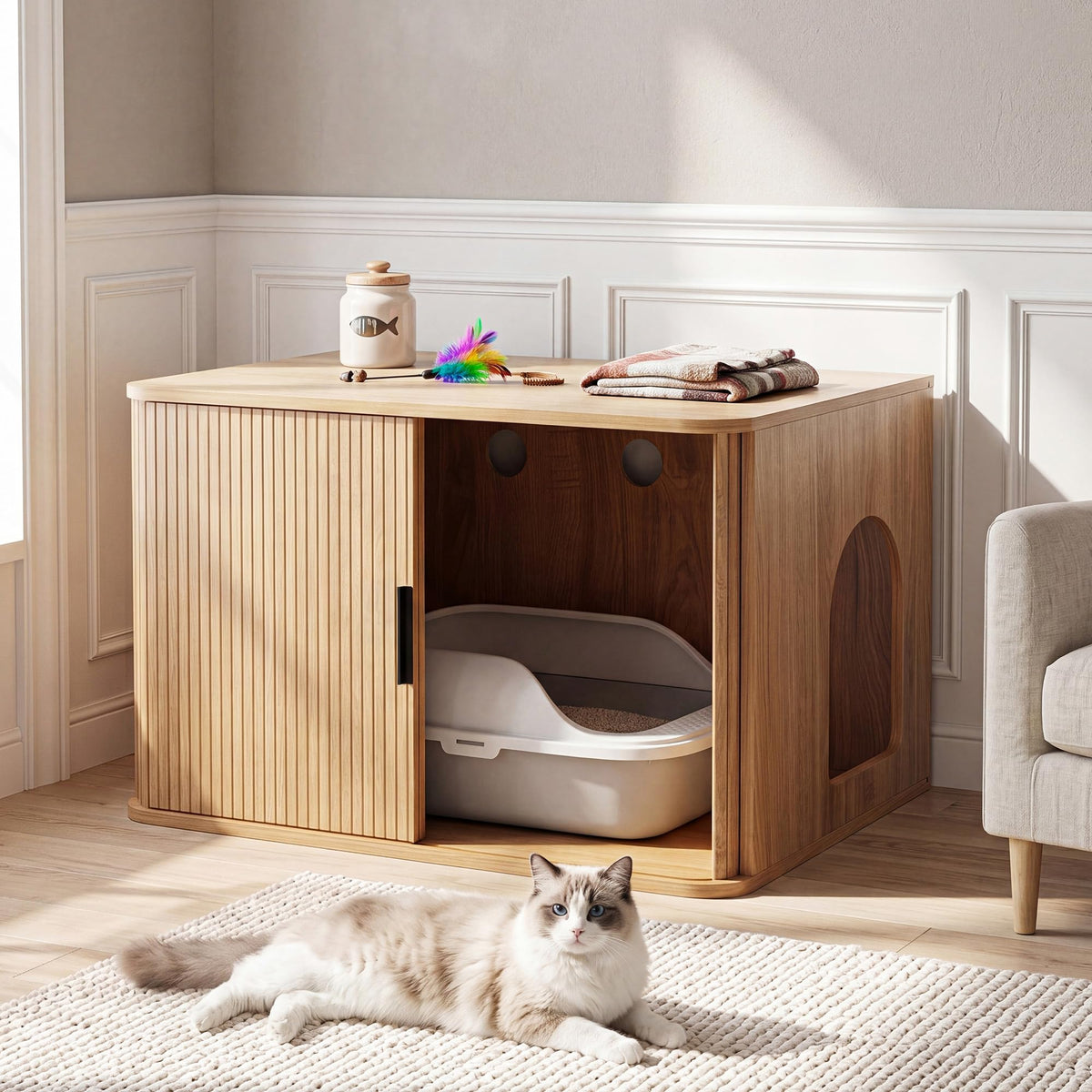 31.5" Cat Litter Box Enclosure W495630