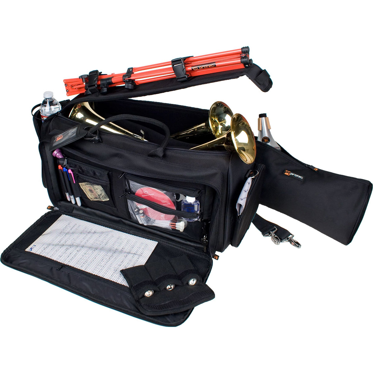 Triple Horn Gig Bag with Removable Mute Storage Bag S48810