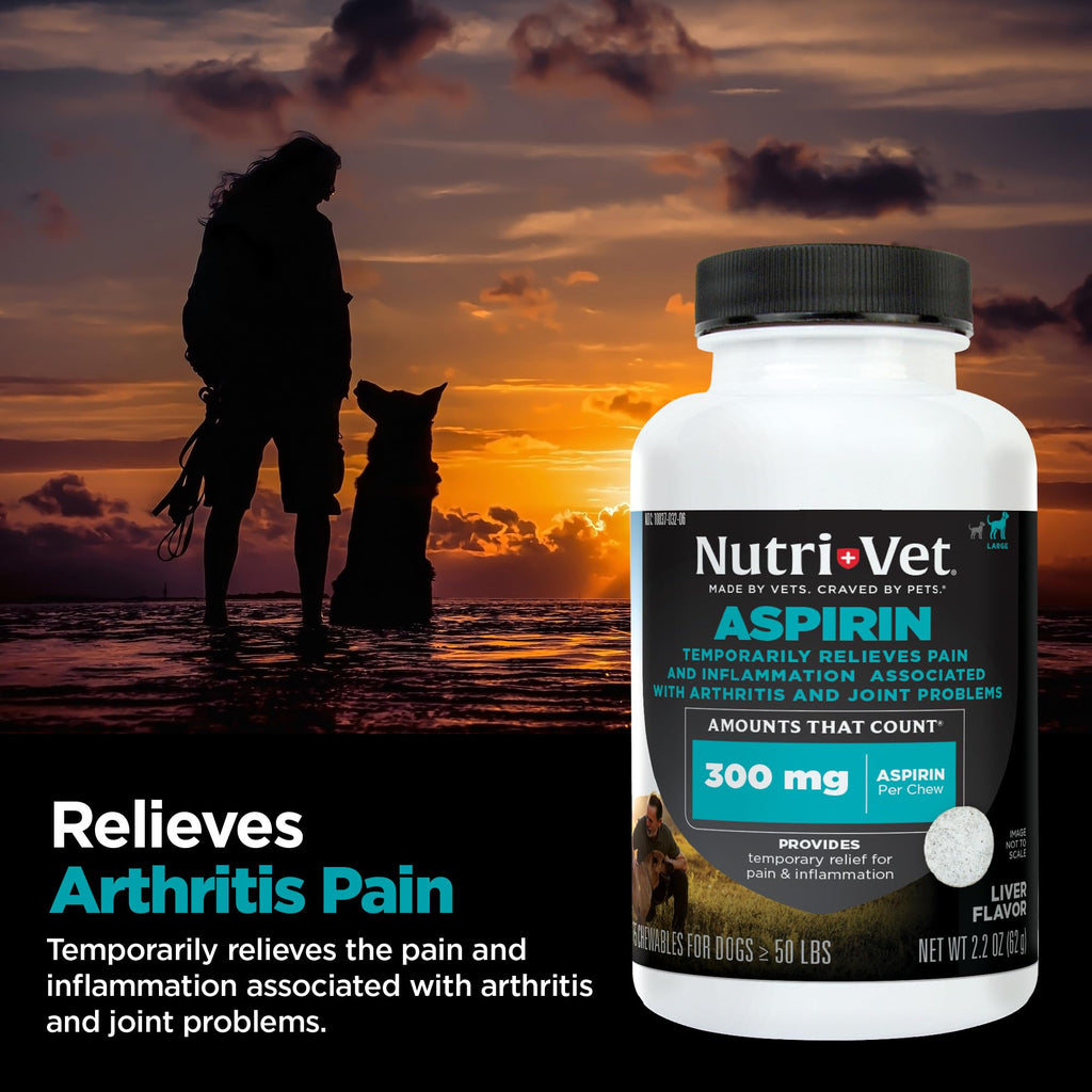 Aspirin Tablets for Large Dogs 300mg 75 Count C9530