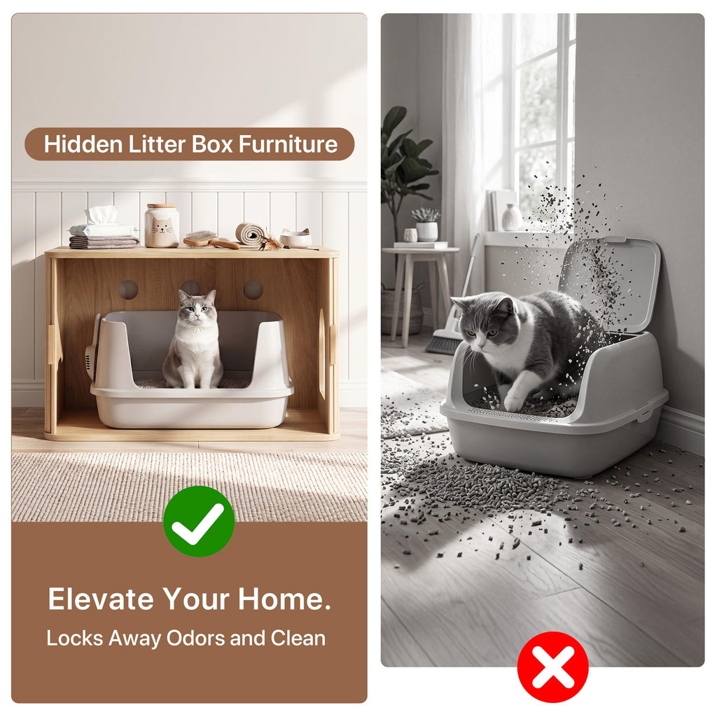 31.5" Cat Litter Box Enclosure W495630