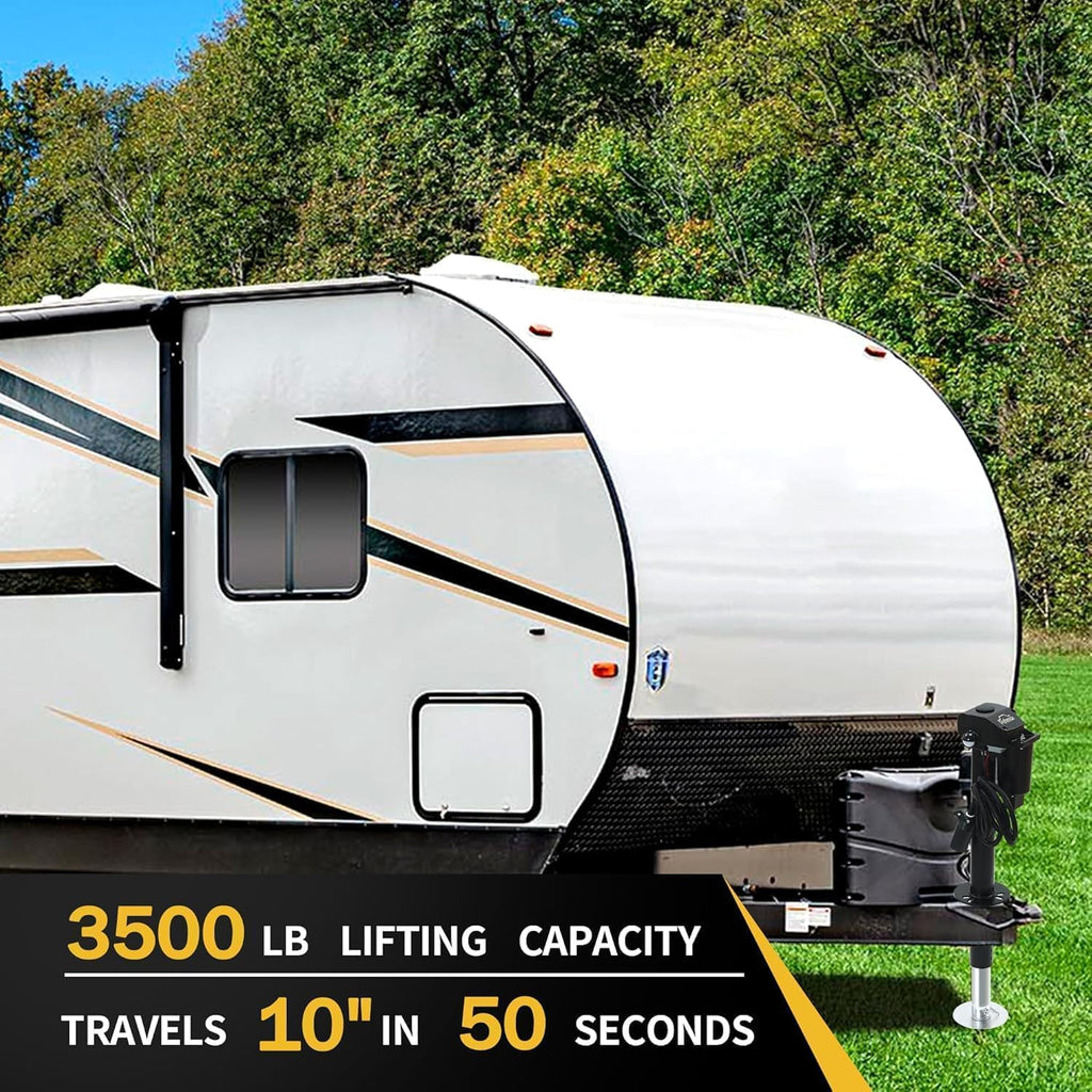 12V 3,500LB Electric RV Trailer A-Frame Tongue Jack A882