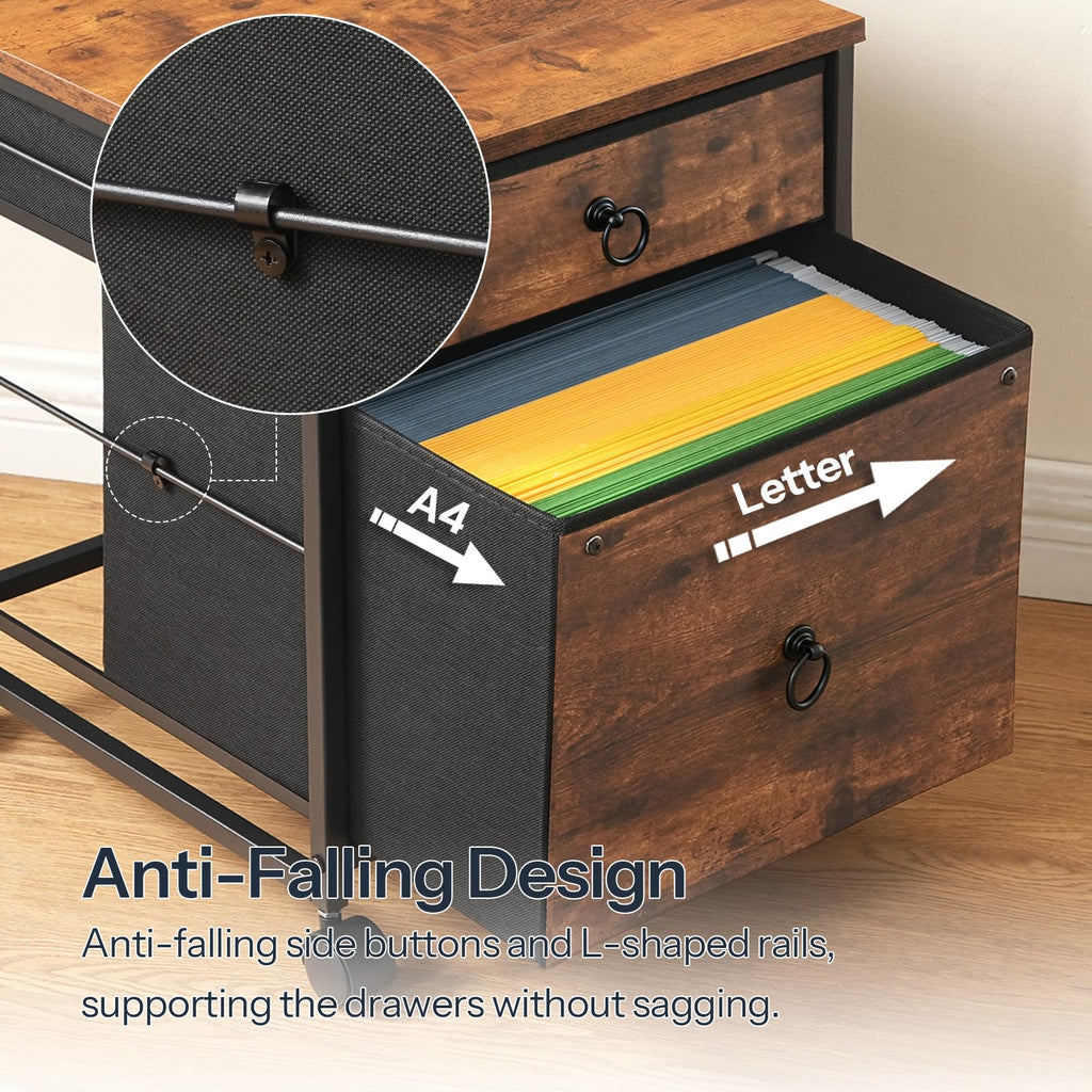 2 Drawer Mobile File Cabinet S998546