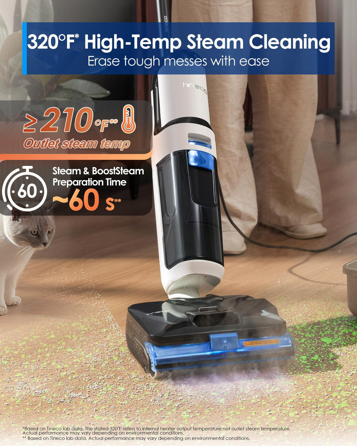 3-in-1 Wet Dry Vacuum Mop with Steam Function K2562