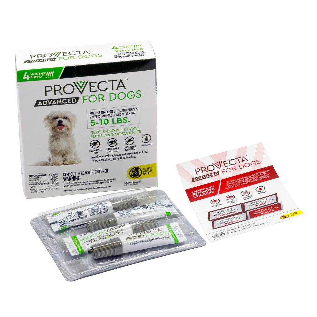 Flea & Tick for Small Dogs 5-10 lbs, 4-Month Supply D336135