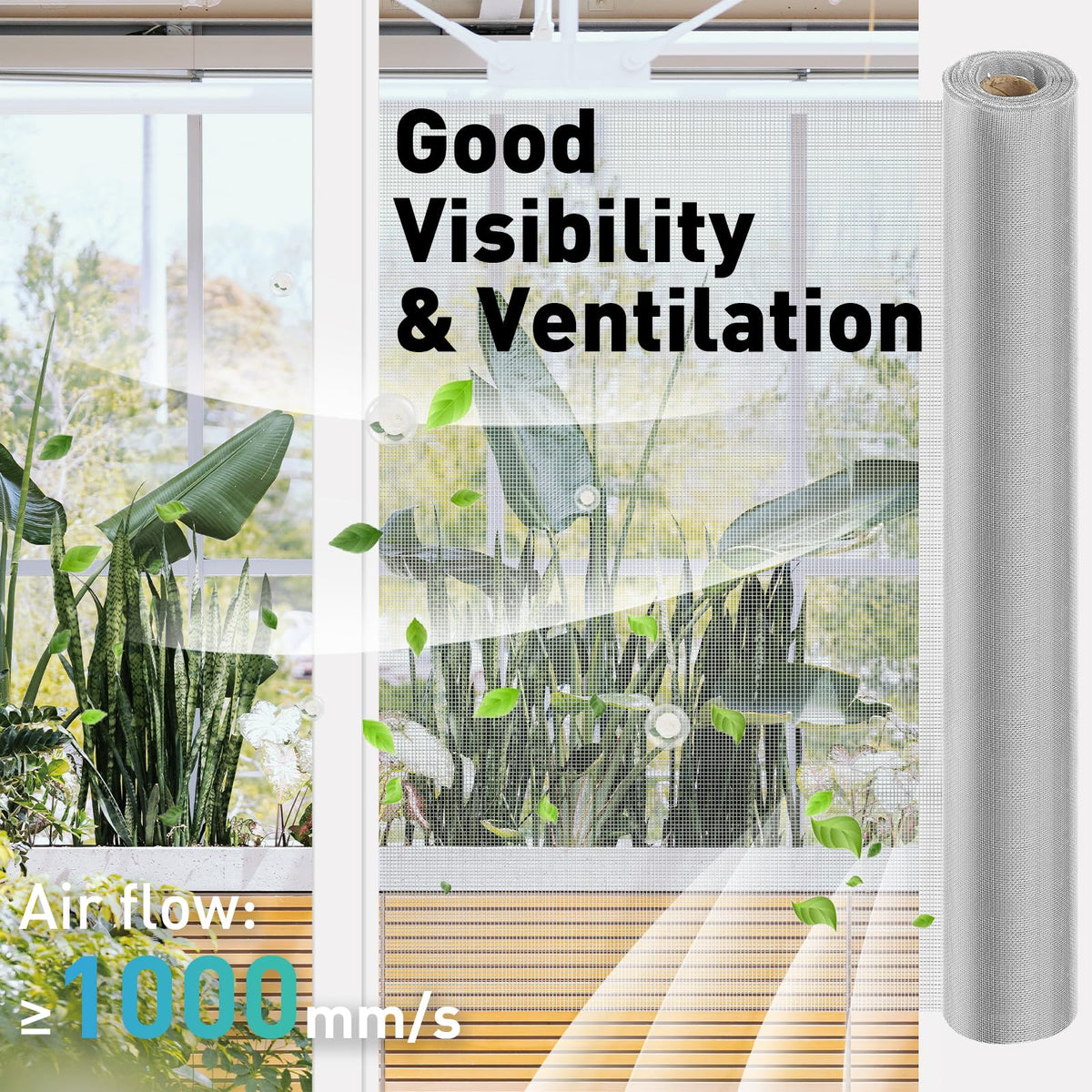 304 Stainless Steel Mesh Window Screen Roll K18504