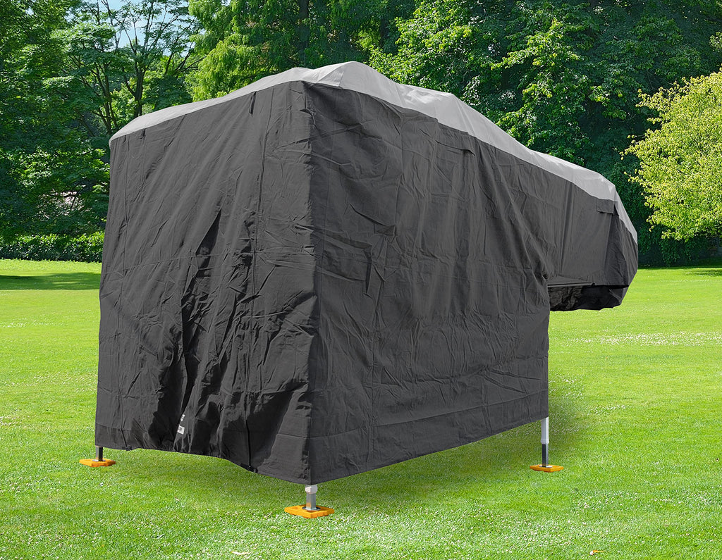 Polypropylene Camper RV Cover with Zipper Entry Doors and Air Vents M9842
