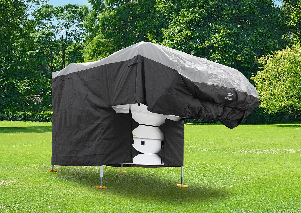 Polypropylene Camper RV Cover with Zipper Entry Doors and Air Vents M9842