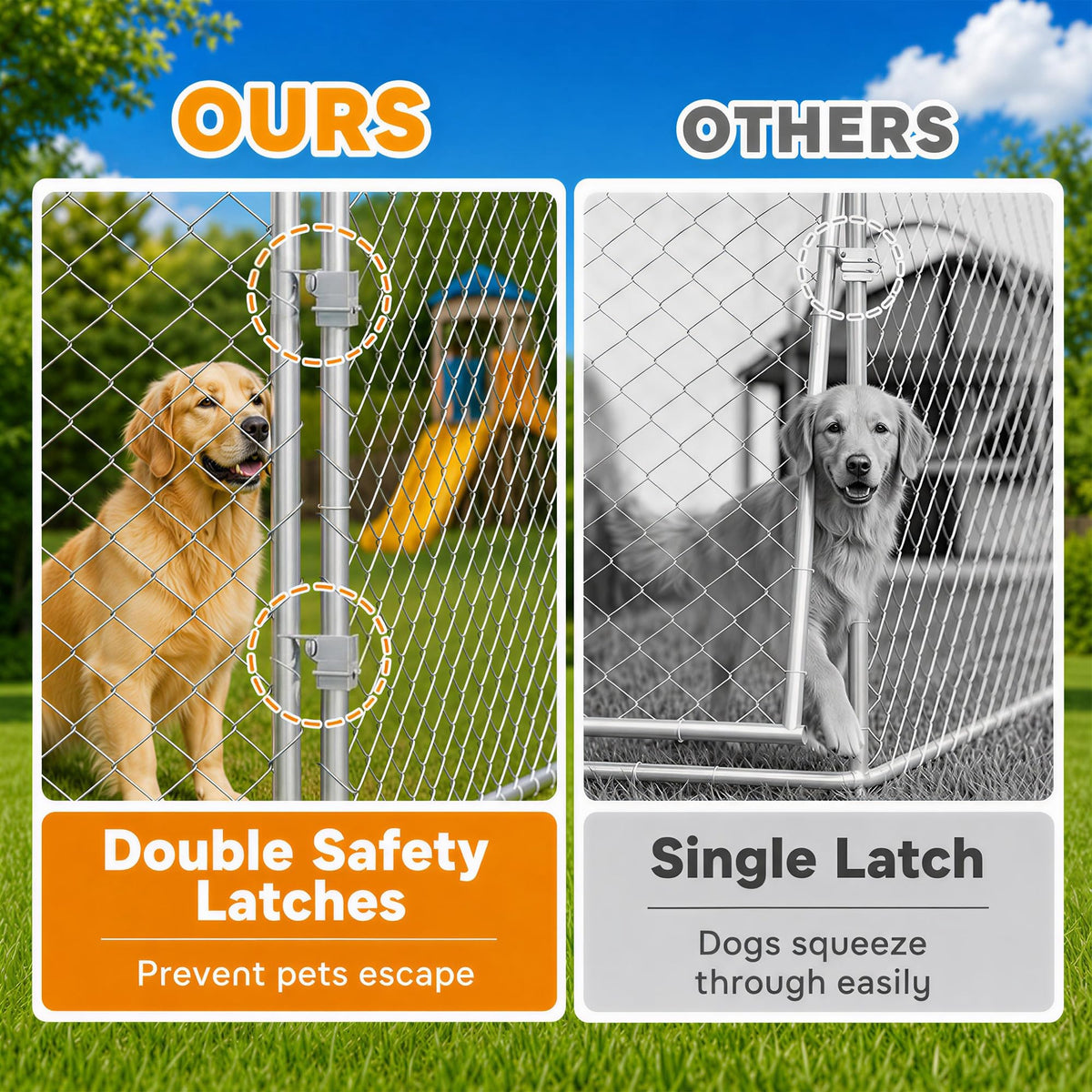 Outdoor Dog Kennel P5532