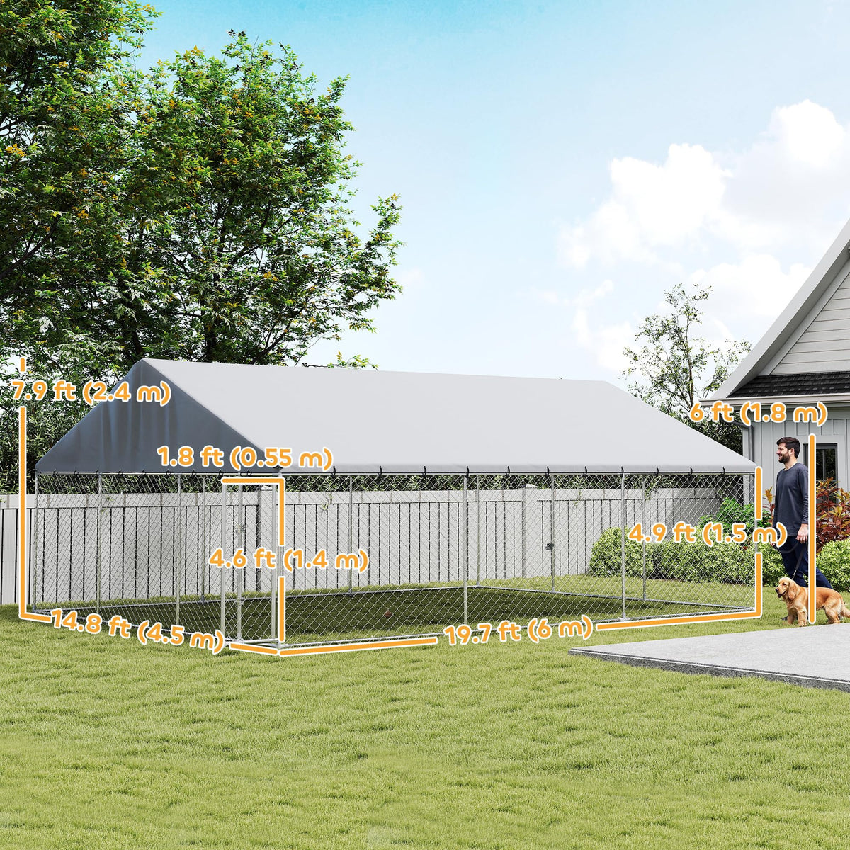 Outdoor Dog Kennel P5532