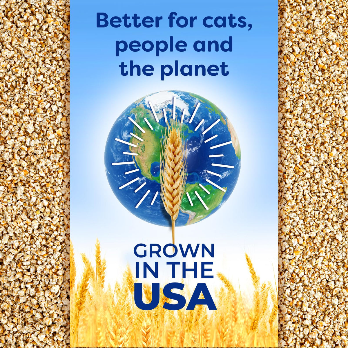 Natural Wheat Multi-Cat Litter, 25 Pound Bag J30278