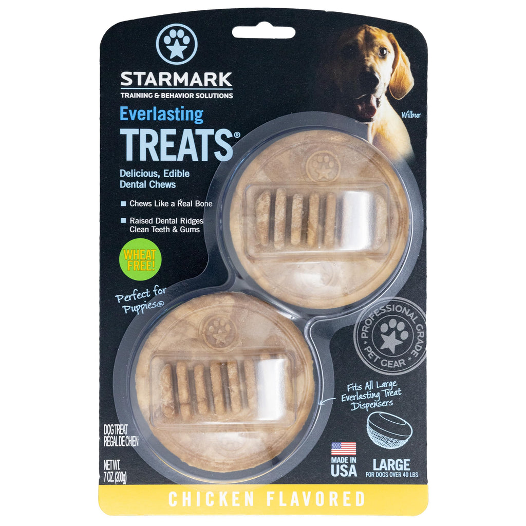 Large Chicken Flavored Dental Chews J982