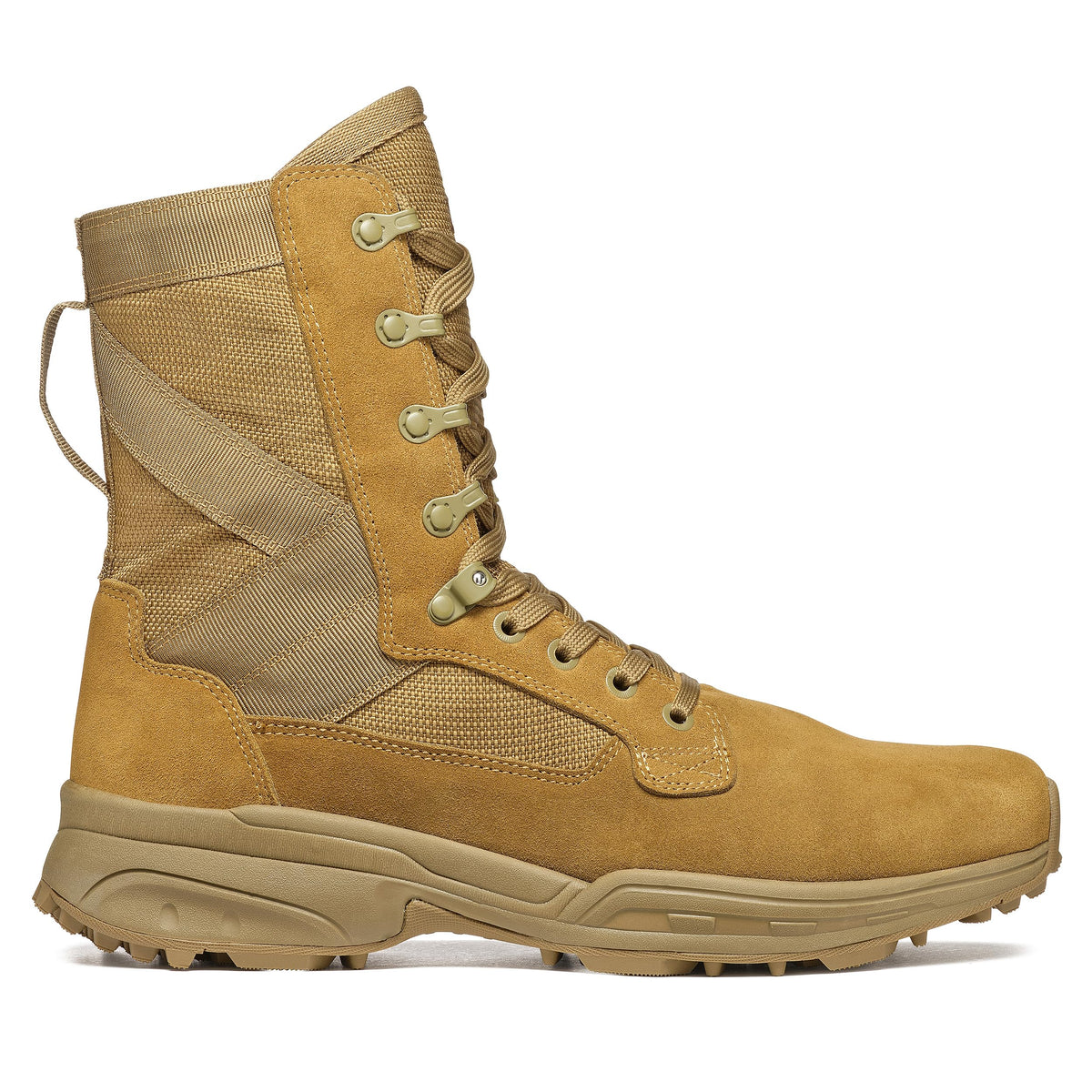 Coyote Suede Combat Boots O7954